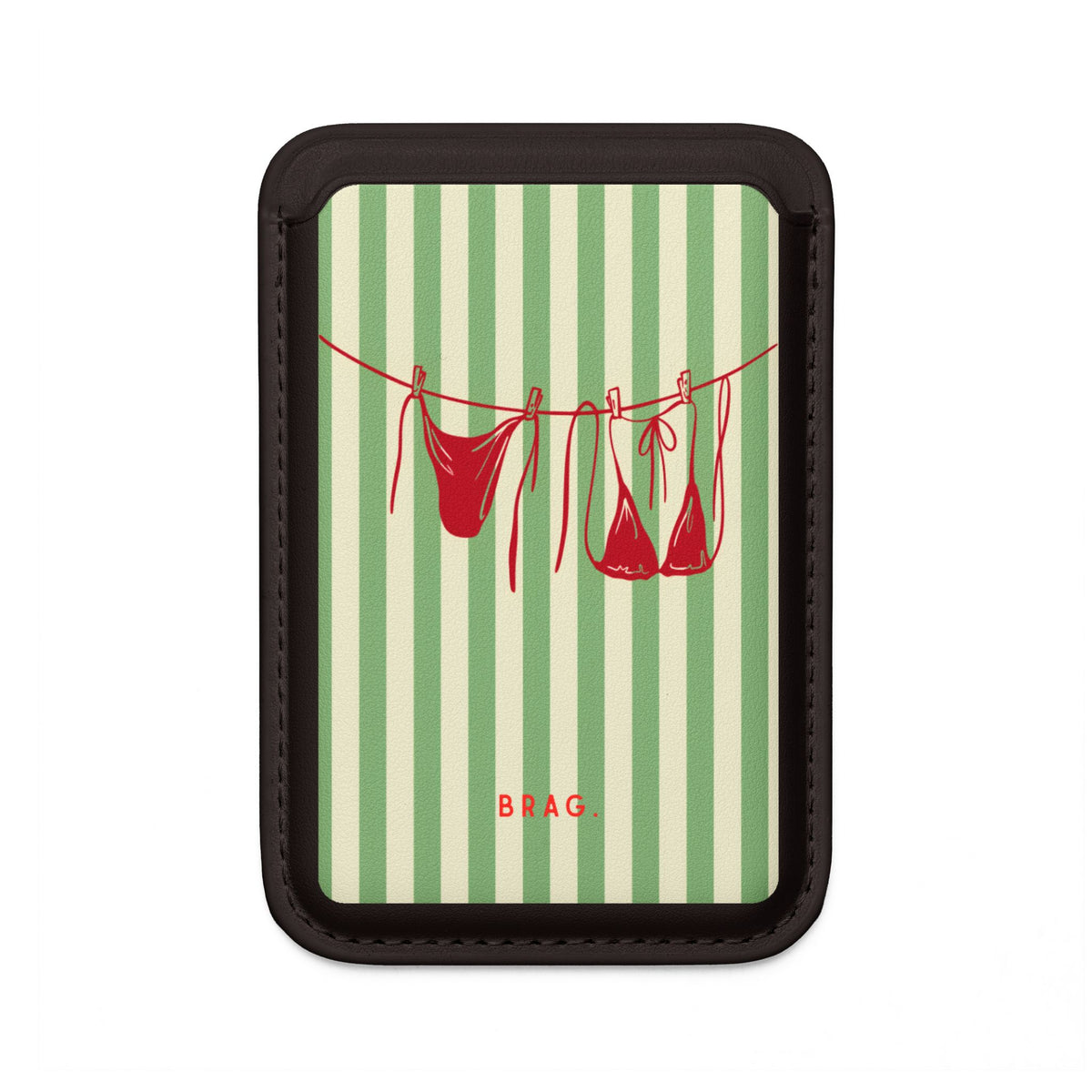 Poolside MagSafe Vegan Wallet — Slim Phone Card Holder