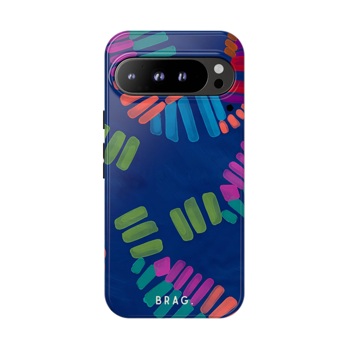 Blue Palm Tough Phone Case – Shockproof Protective iPhone Cover