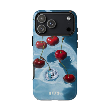 Cherry Ice Tough Phone Case – Shockproof Protective iPhone Cover