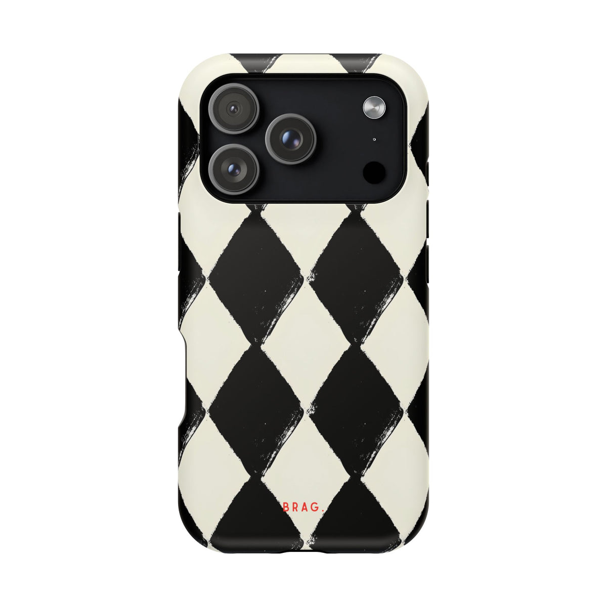 Ivory Harlequin Magnetic Impact-Resistant Phone Case