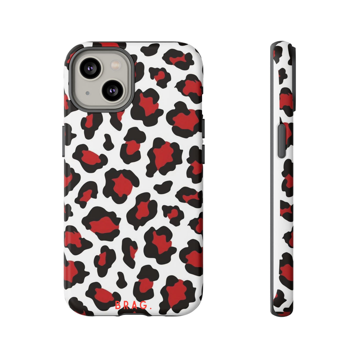 Leopard Kiss Tough Phone Case – Shockproof Protective iPhone Cover