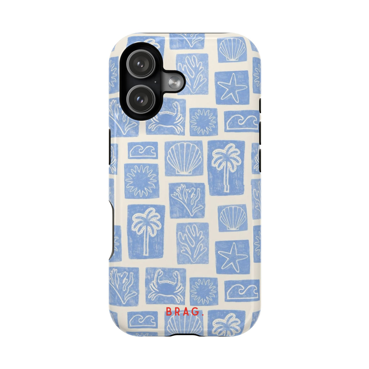 Azure Tiles Magnetic Impact-Resistant Phone Case
