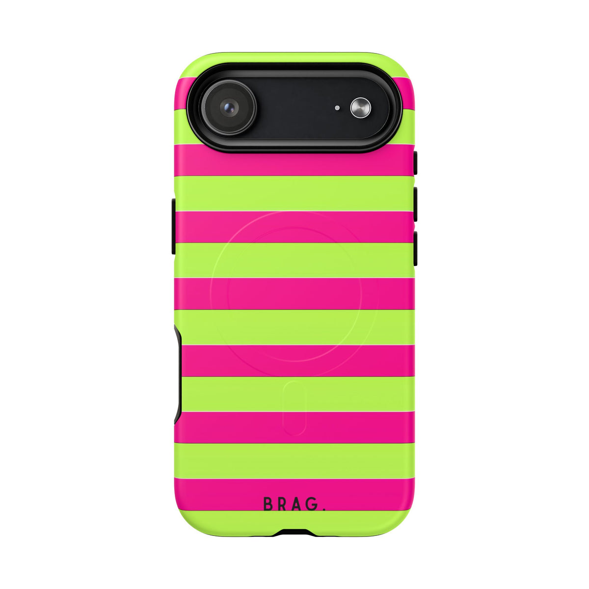 Electric Lime MagSafe Tough Phone Case — Magnetic Protective Cover