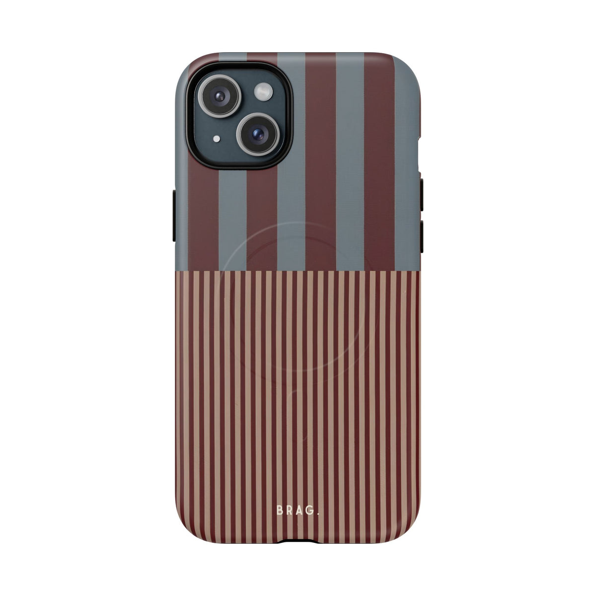 Candy Stripe MagSafe Tough Phone Case — Magnetic Protective Cover