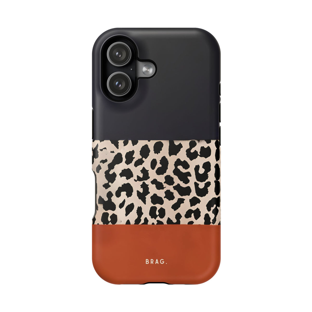 Leopard Block Magnetic Impact-Resistant Phone Case