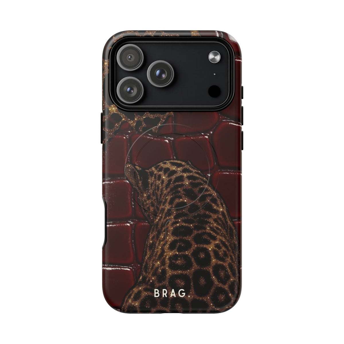 Leopard Lounge MagSafe Tough Phone Case — Magnetic Protective Cover