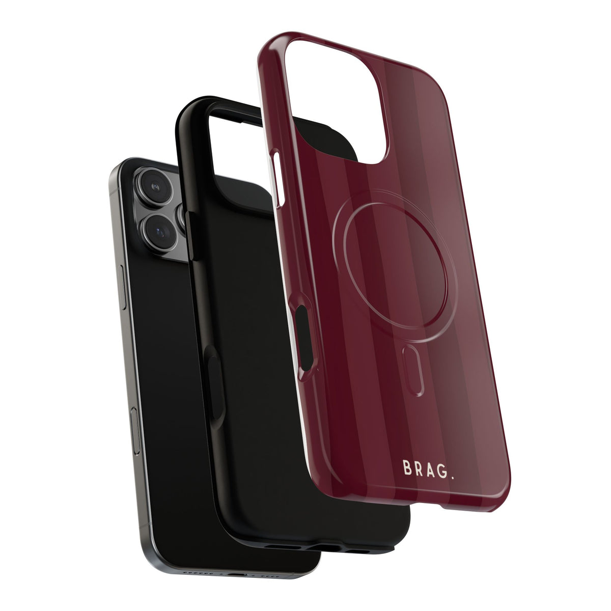 Dark Cherry MagSafe Tough Phone Case — Magnetic Protective Cover