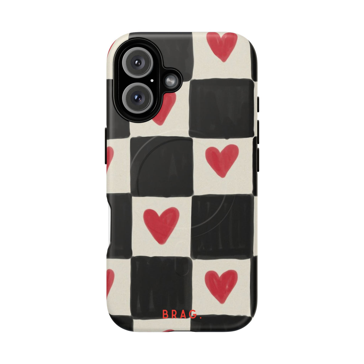 Heart Check MagSafe Tough Phone Case — Magnetic Protective Cover