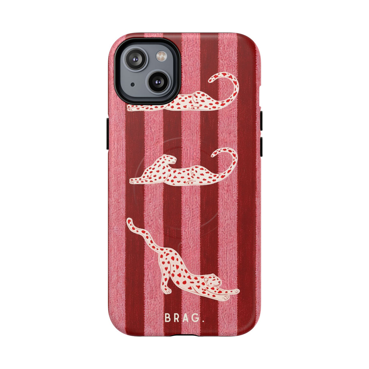 Pink Safari MagSafe Tough Phone Case — Magnetic Protective Cover