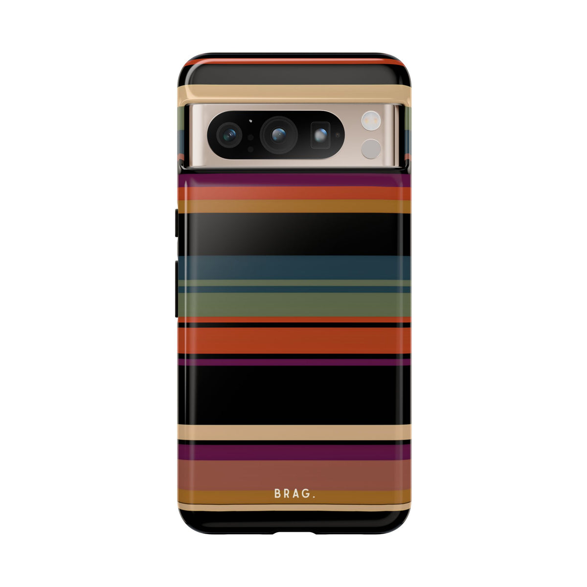 Market Stripe Tough Phone Case – Shockproof Protective iPhone Cover