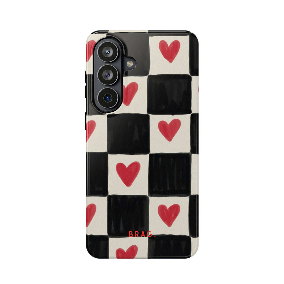Heart Check Magnetic Impact-Resistant Phone Case