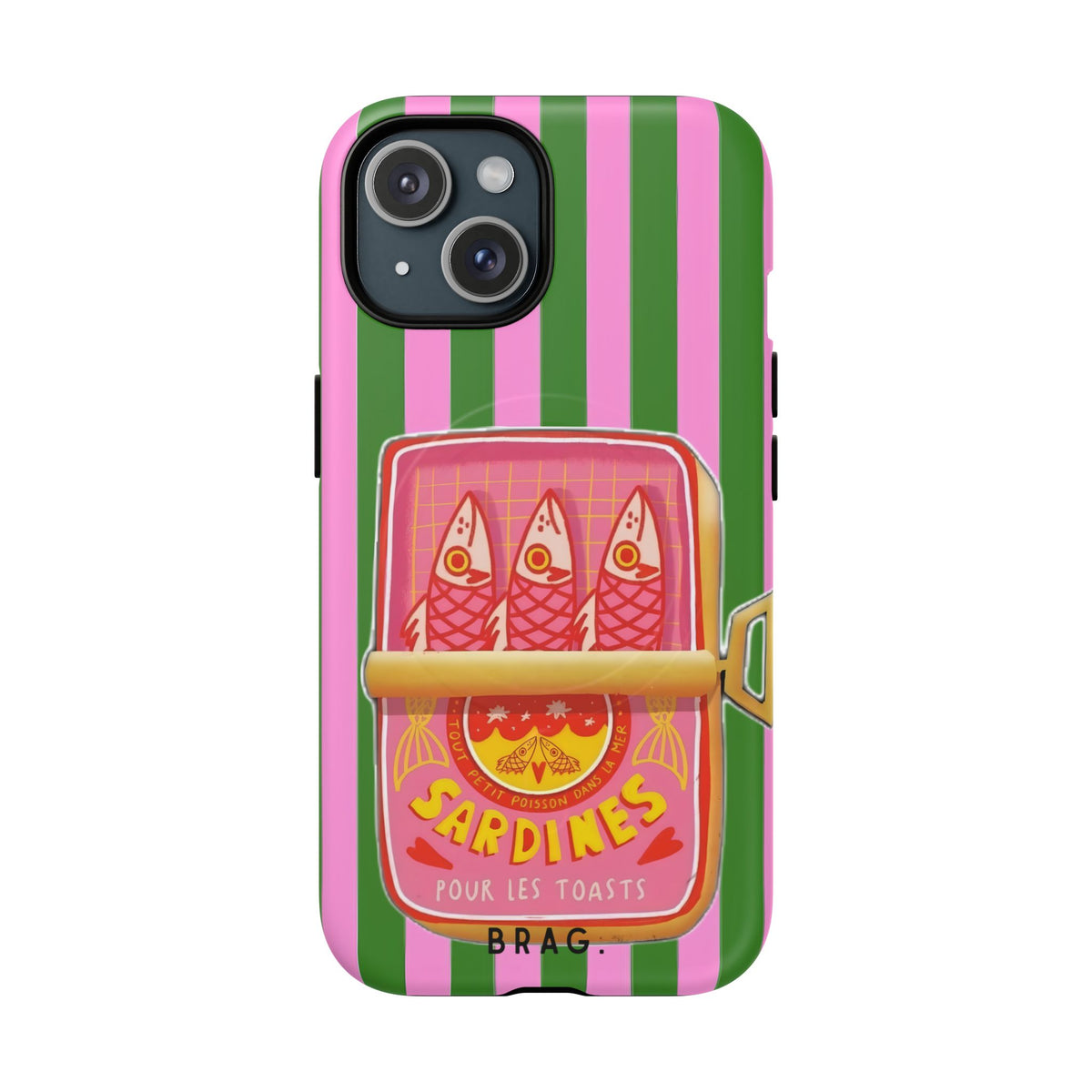 Tinned Pink MagSafe Tough Phone Case — Magnetic Protective Cover