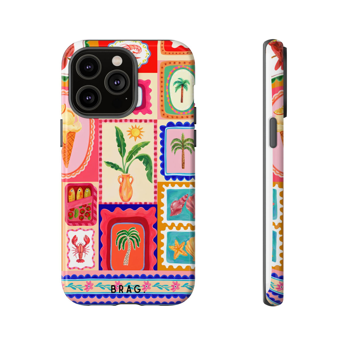 Postcard Tough Phone Case – Shockproof Protective iPhone Cover