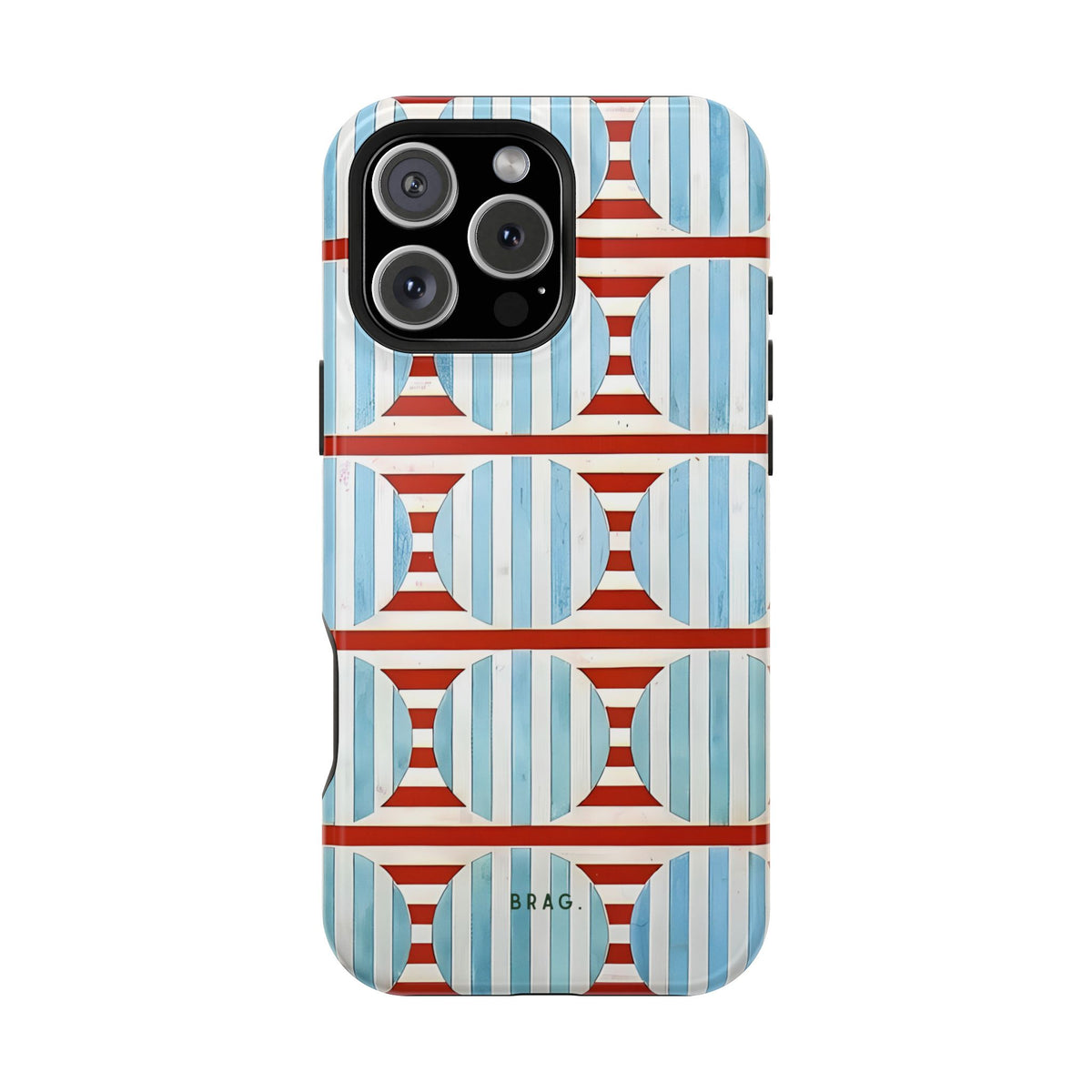 Riviera Stripe Magnetic Impact-Resistant Phone Case