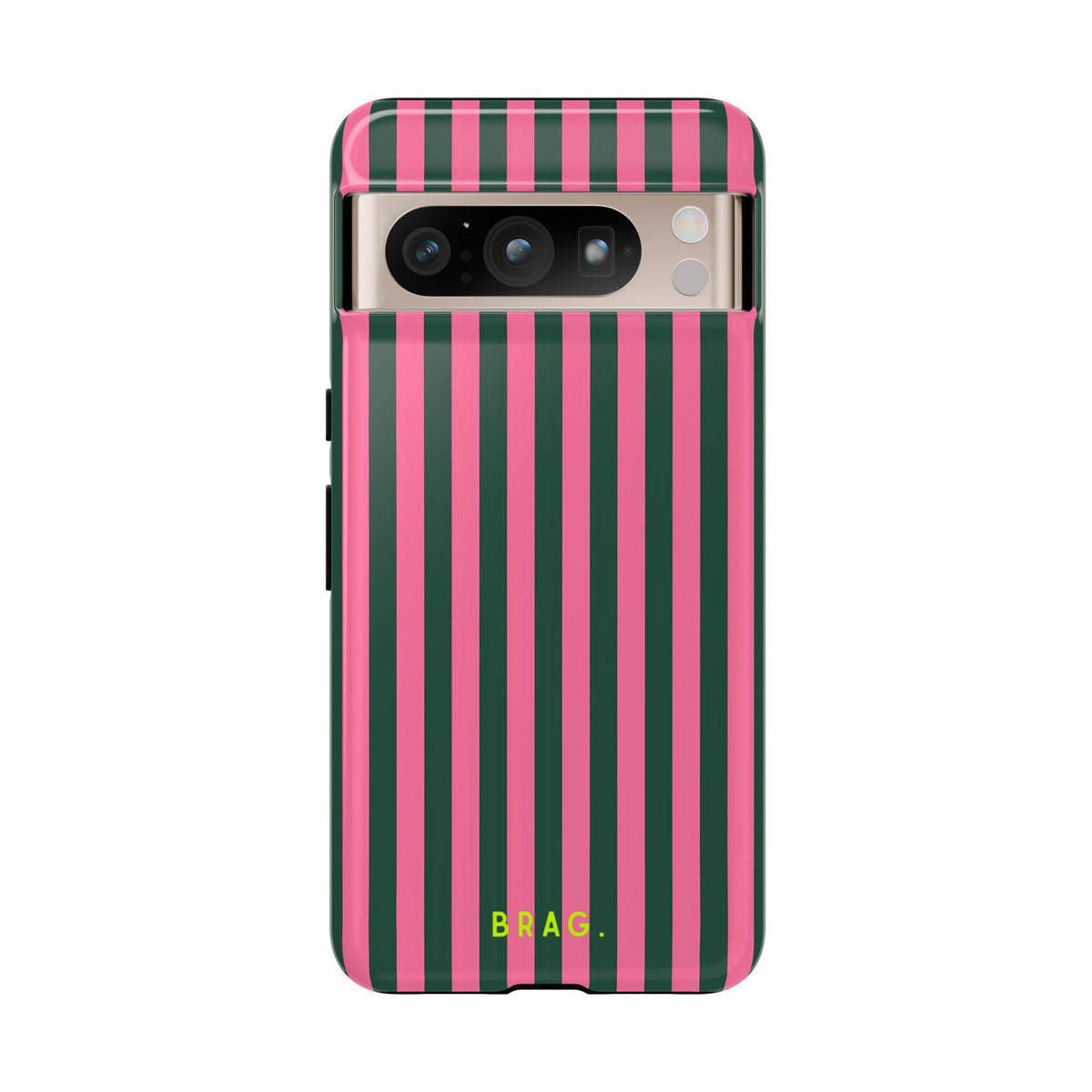 Flamingo Stripe Tough Phone Case – Shockproof Protective iPhone Cover