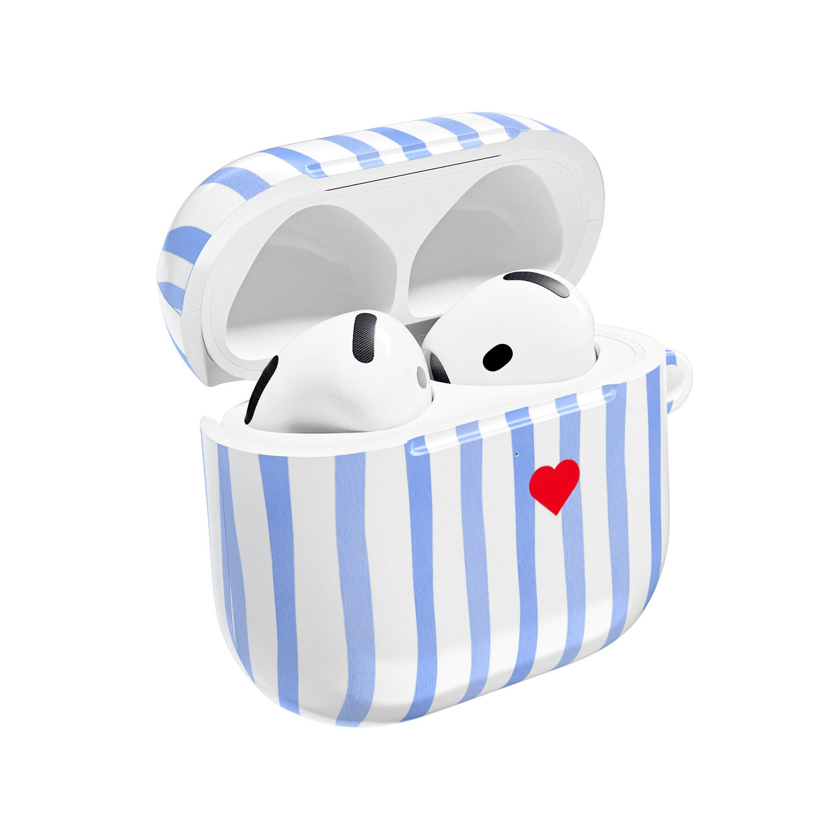Blue Heart AirPod Case – Slim Protective Charging Case