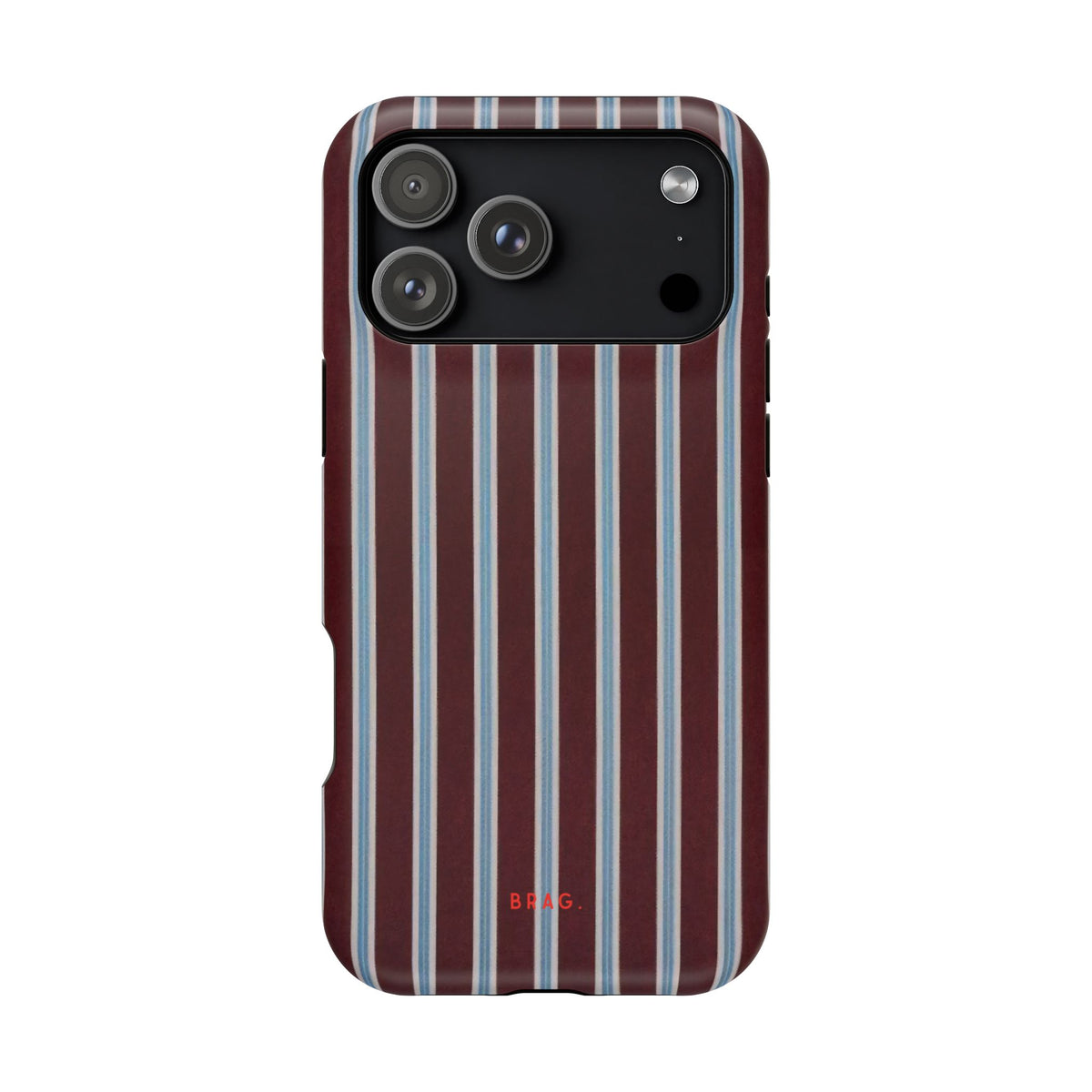 Maroon Lines Magnetic Impact-Resistant Phone Case