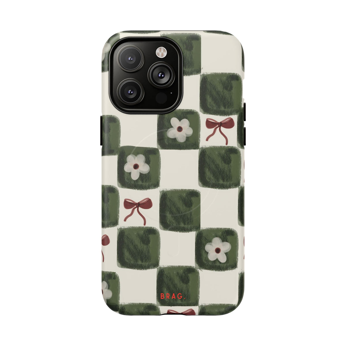 Garden Mosaic MagSafe Tough Phone Case — Magnetic Protective Cover