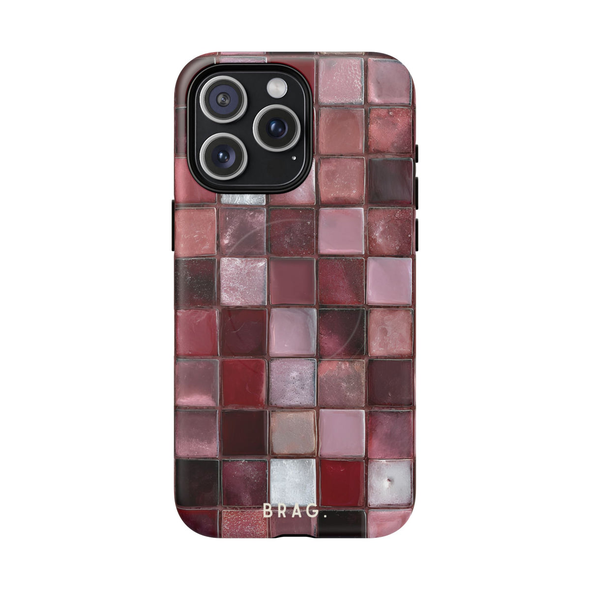 Cherry Tile MagSafe Tough Phone Case — Magnetic Protective Cover