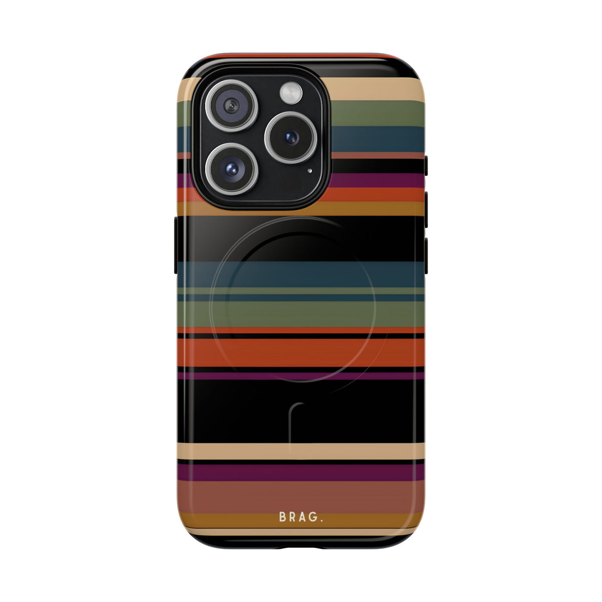 Market Stripe MagSafe Tough Phone Case — Magnetic Protective Cover