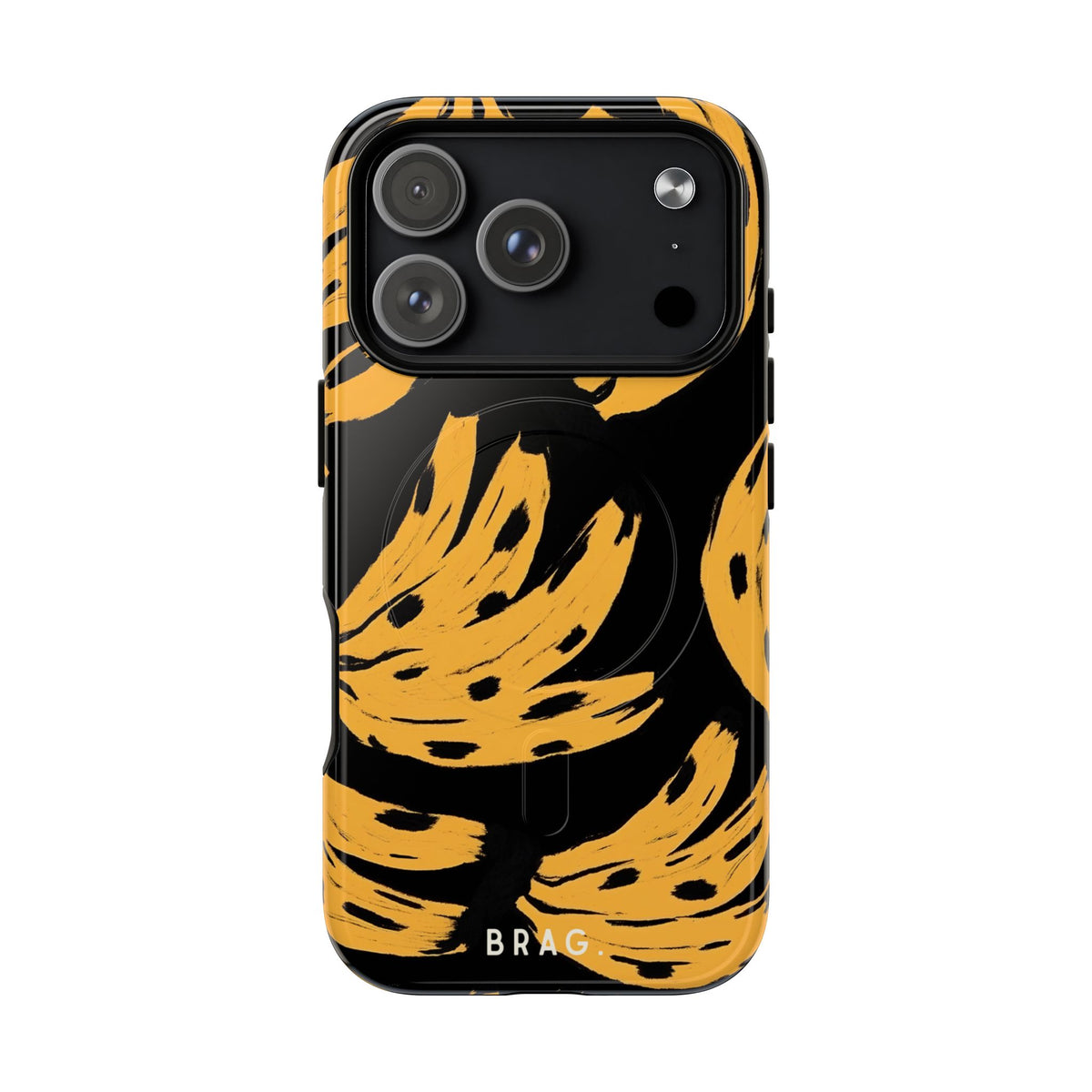 Banana Split MagSafe Tough Phone Case — Magnetic Protective Cover