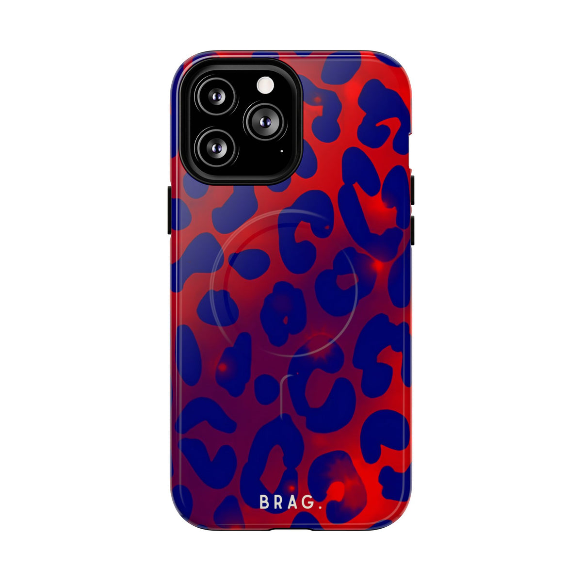 Electric Blue MagSafe Tough Phone Case — Magnetic Protective Cover