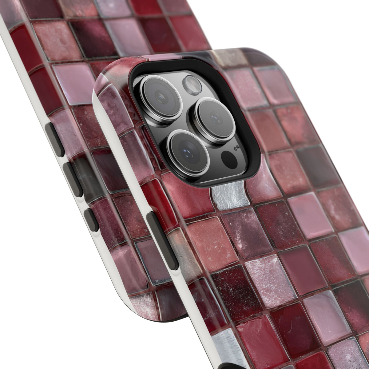 Cherry Tile Magnetic Impact-Resistant Phone Case