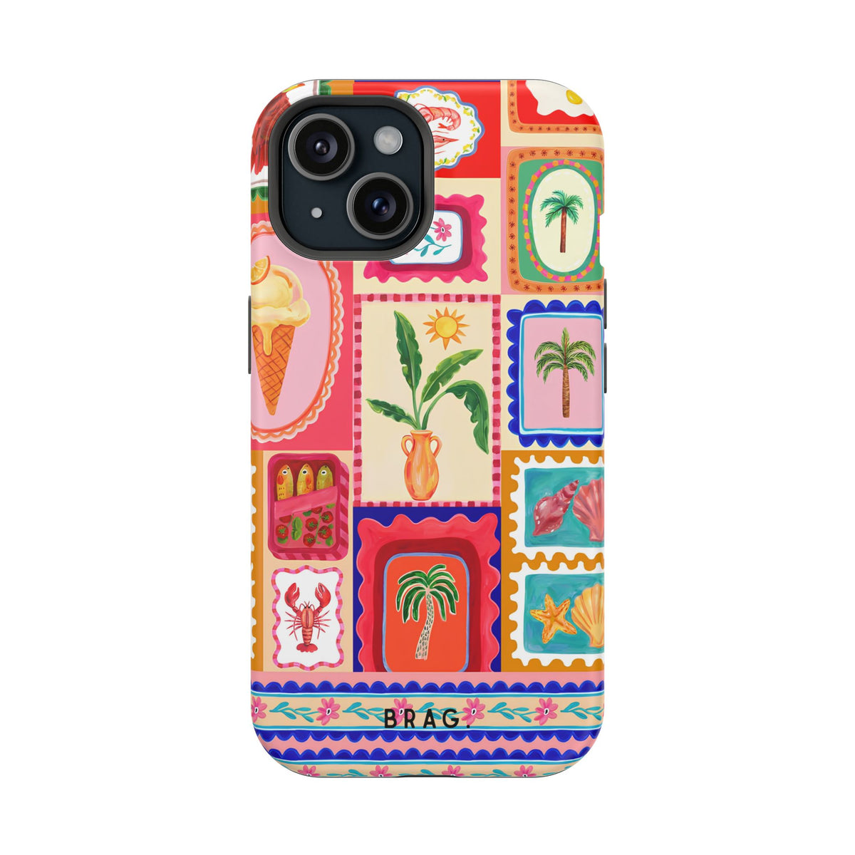 Postcard Magnetic Impact-Resistant Phone Case