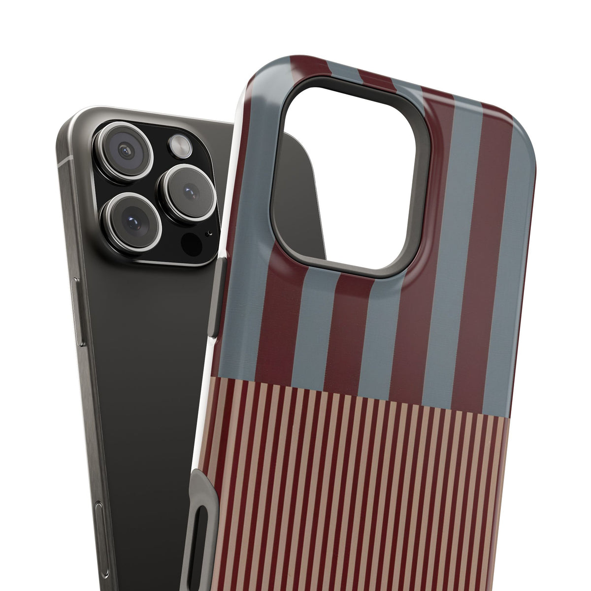 Candy Stripe Magnetic Impact-Resistant Phone Case