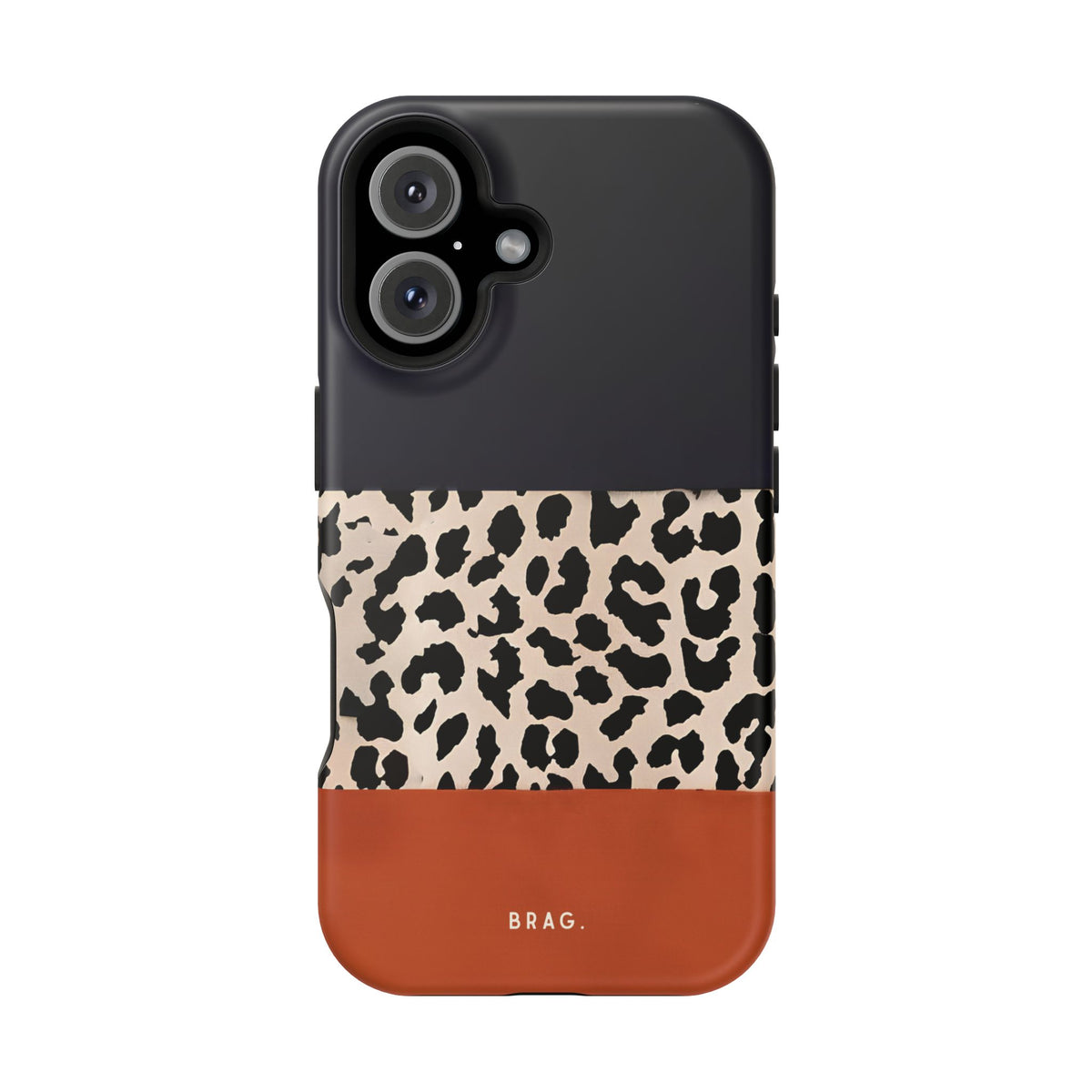 Leopard Block Magnetic Impact-Resistant Phone Case