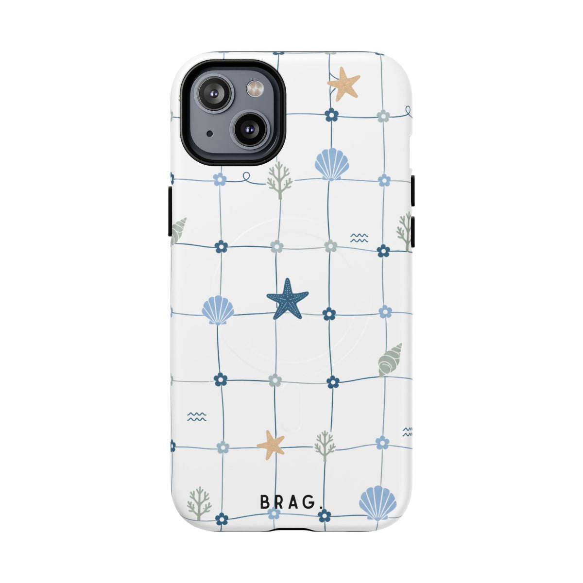 Sea Sun Sand MagSafe Tough Phone Case — Magnetic Protective Cover
