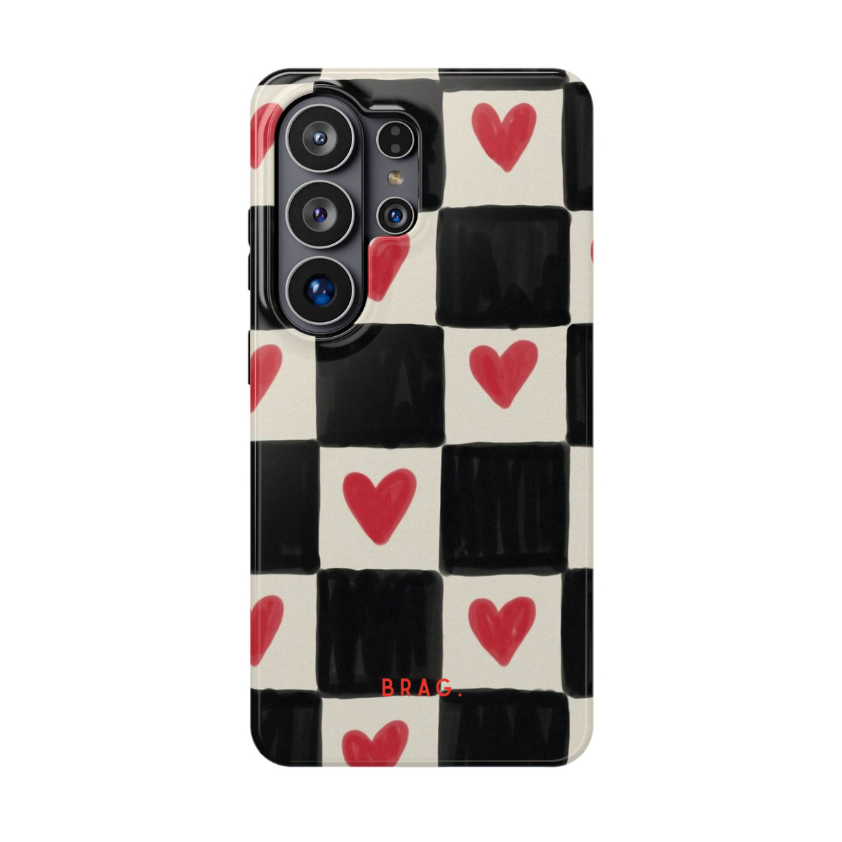Heart Check Magnetic Impact-Resistant Phone Case