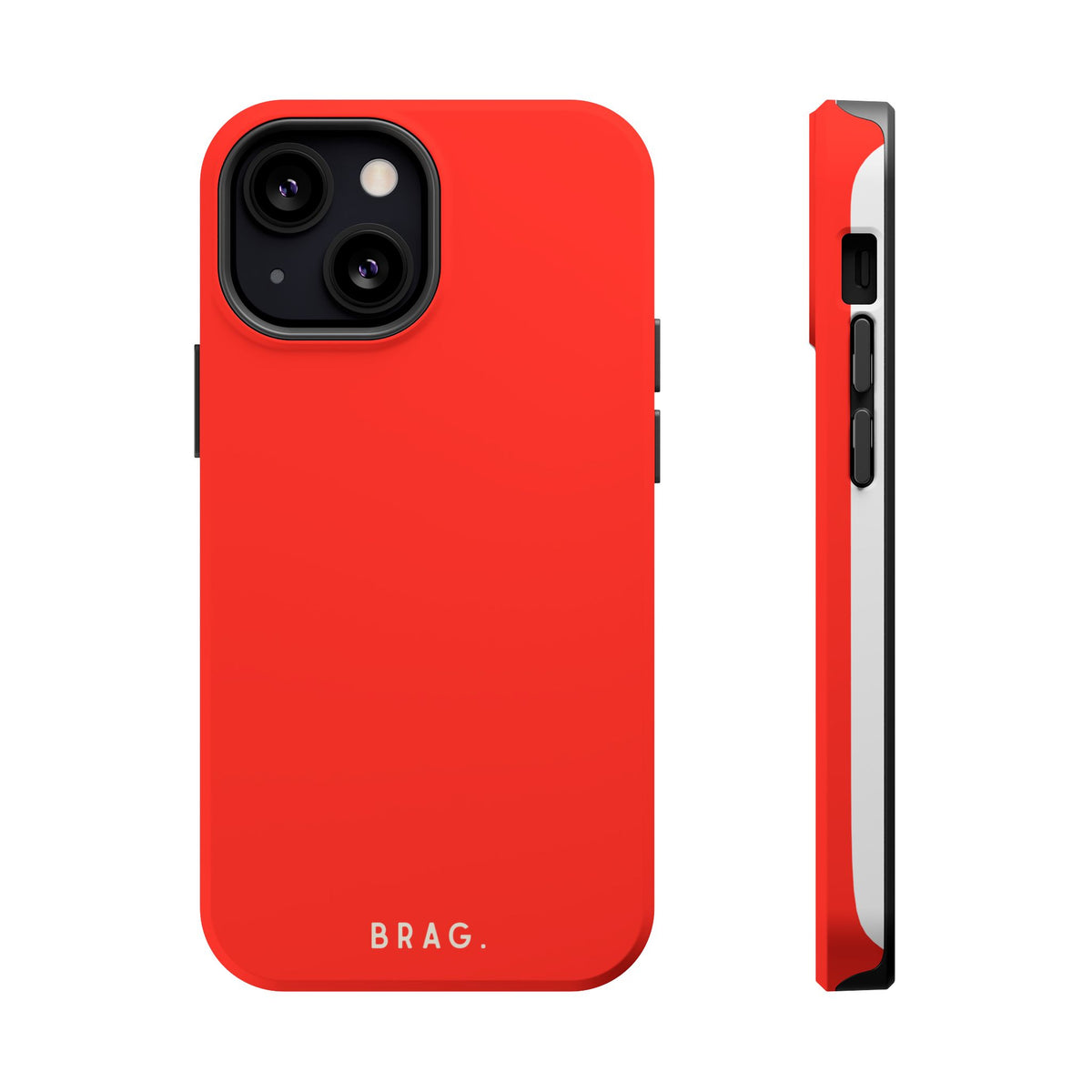 Brag Red Magnetic Impact-Resistant Phone Case