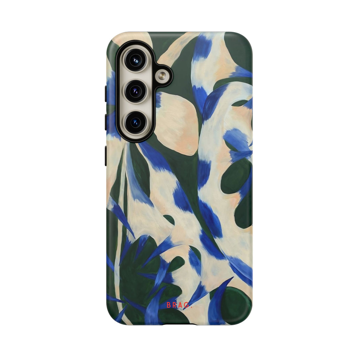 Blue Garden Tough Phone Case – Shockproof Protective iPhone Cover
