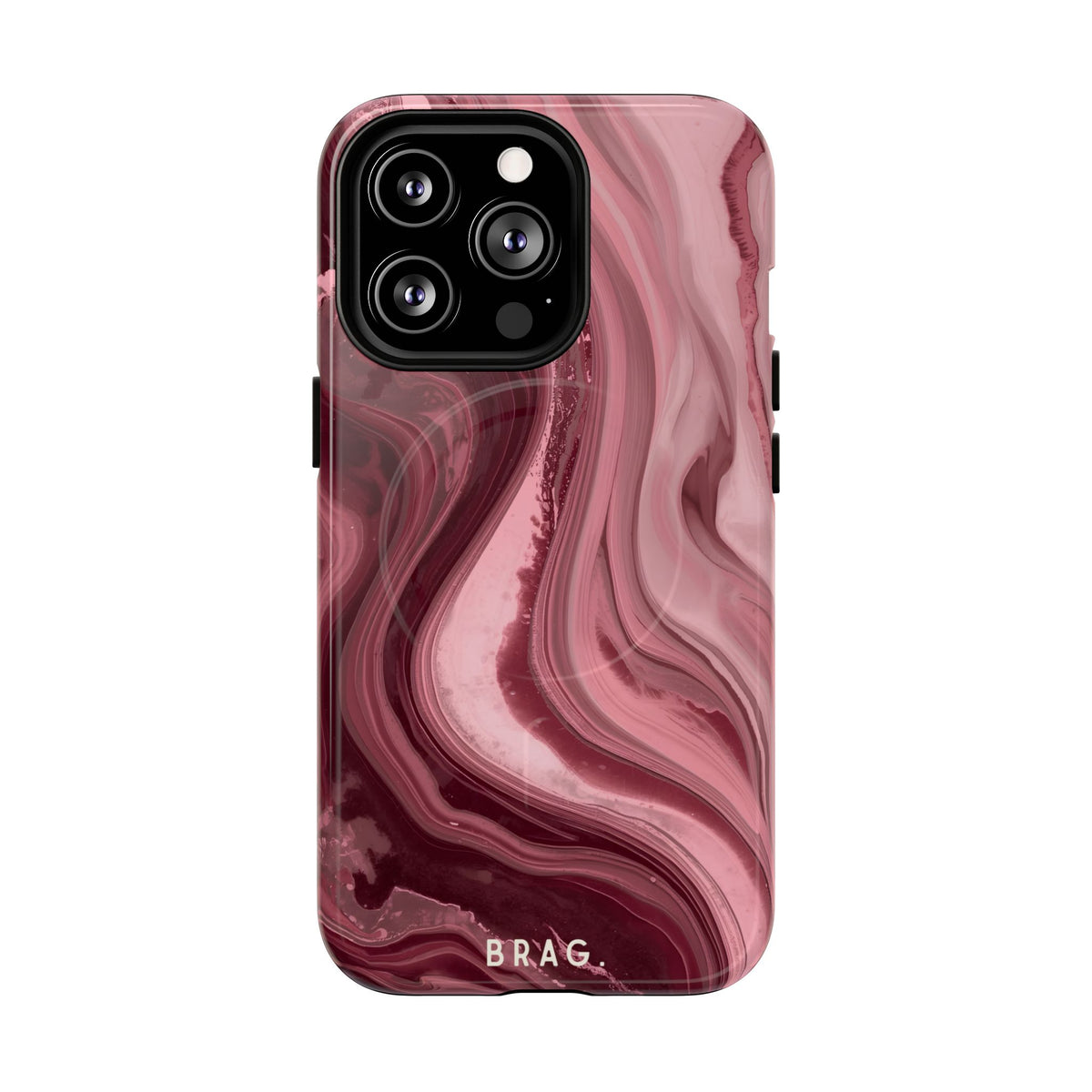 Cherry Smoke MagSafe Tough Phone Case — Magnetic Protective Cover