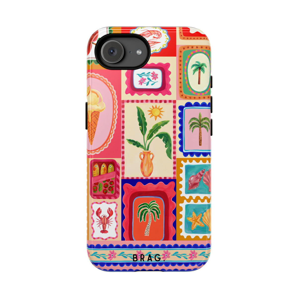 Postcard Tough Phone Case – Shockproof Protective iPhone Cover