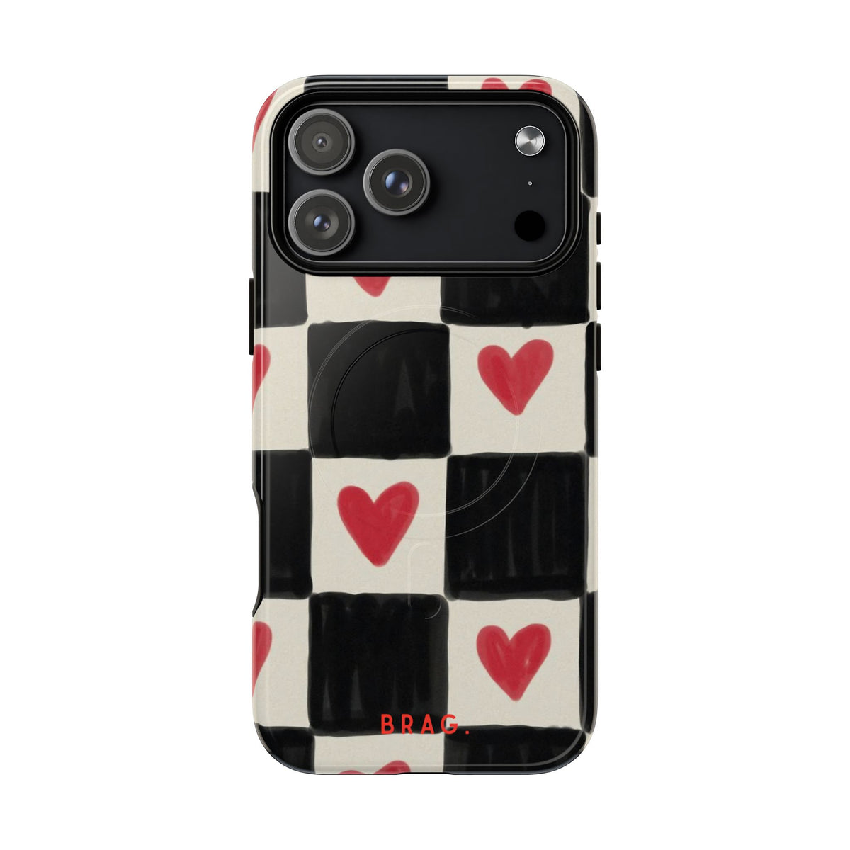 Heart Check MagSafe Tough Phone Case — Magnetic Protective Cover