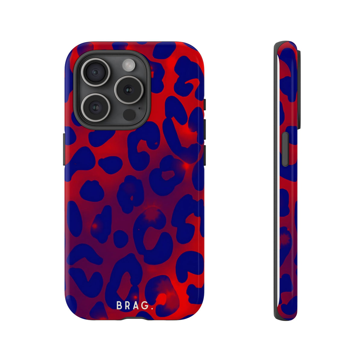 Electric Blue Tough Phone Case – Shockproof Protective iPhone Cover