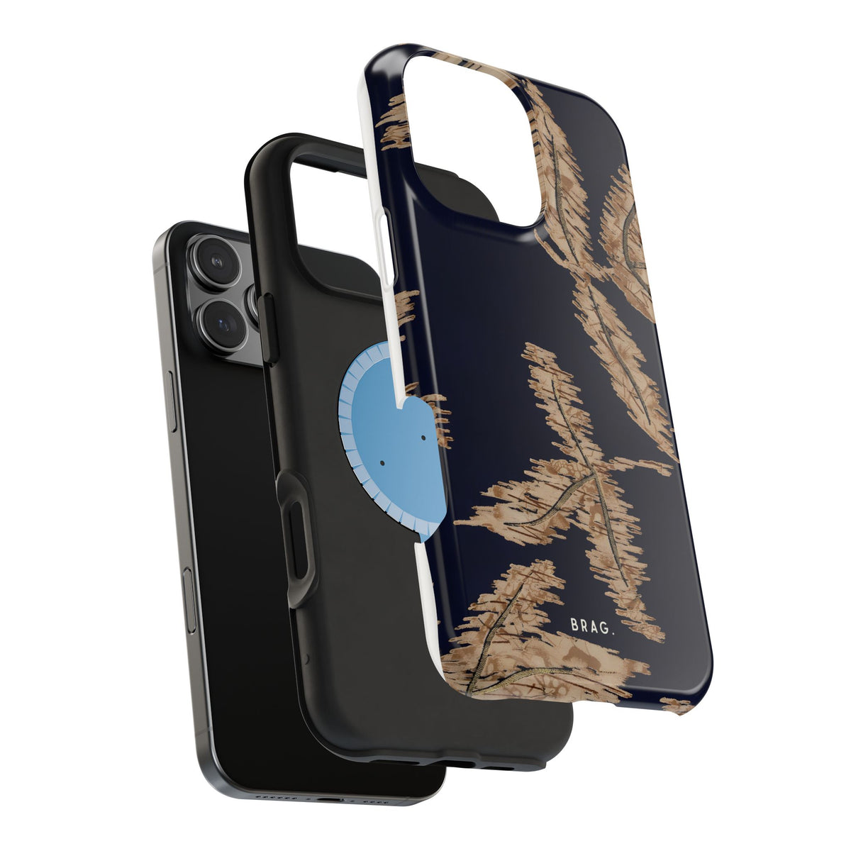 Golden Fern Magnetic Impact-Resistant Phone Case