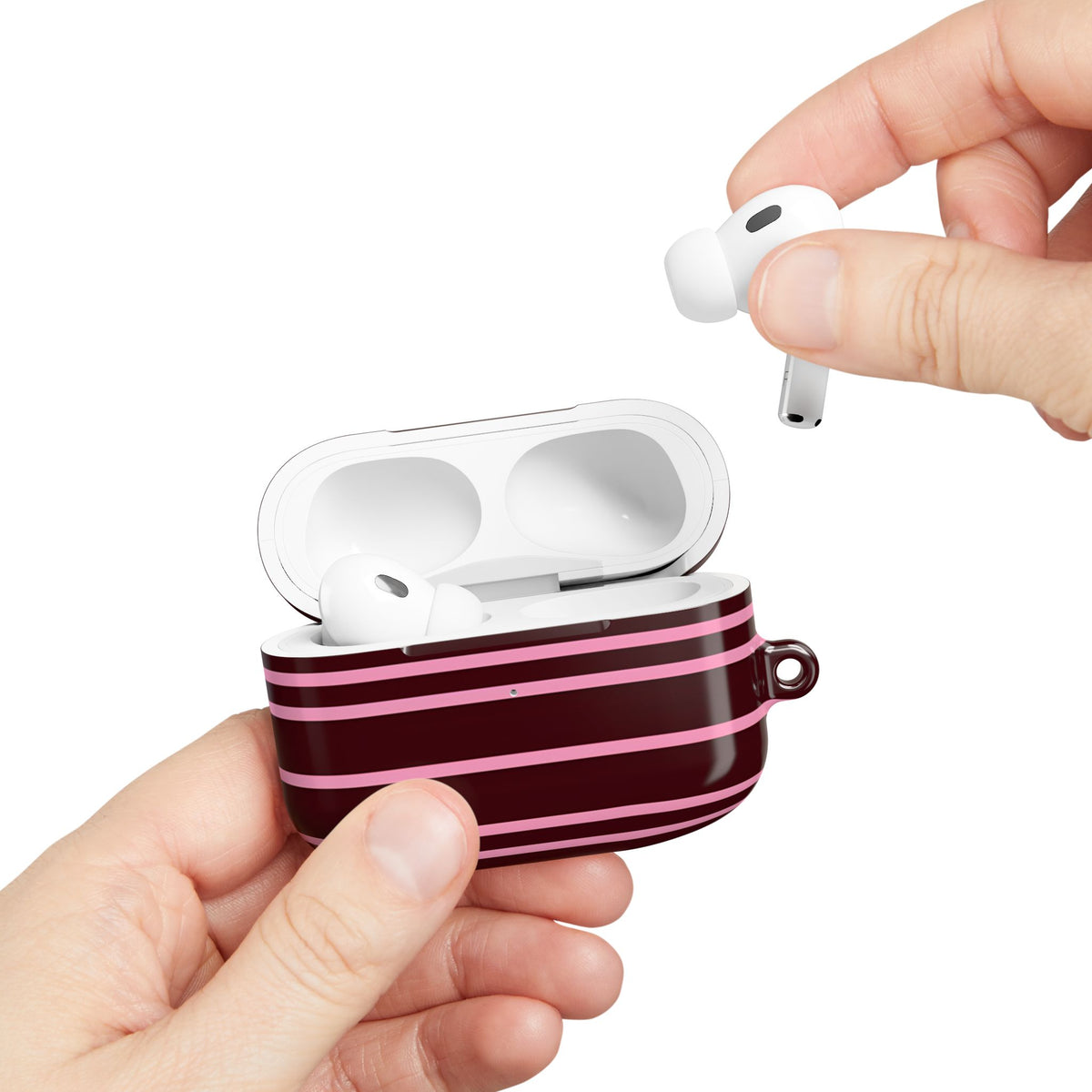 Secret Stripe AirPod Case – Slim Protective Charging Case