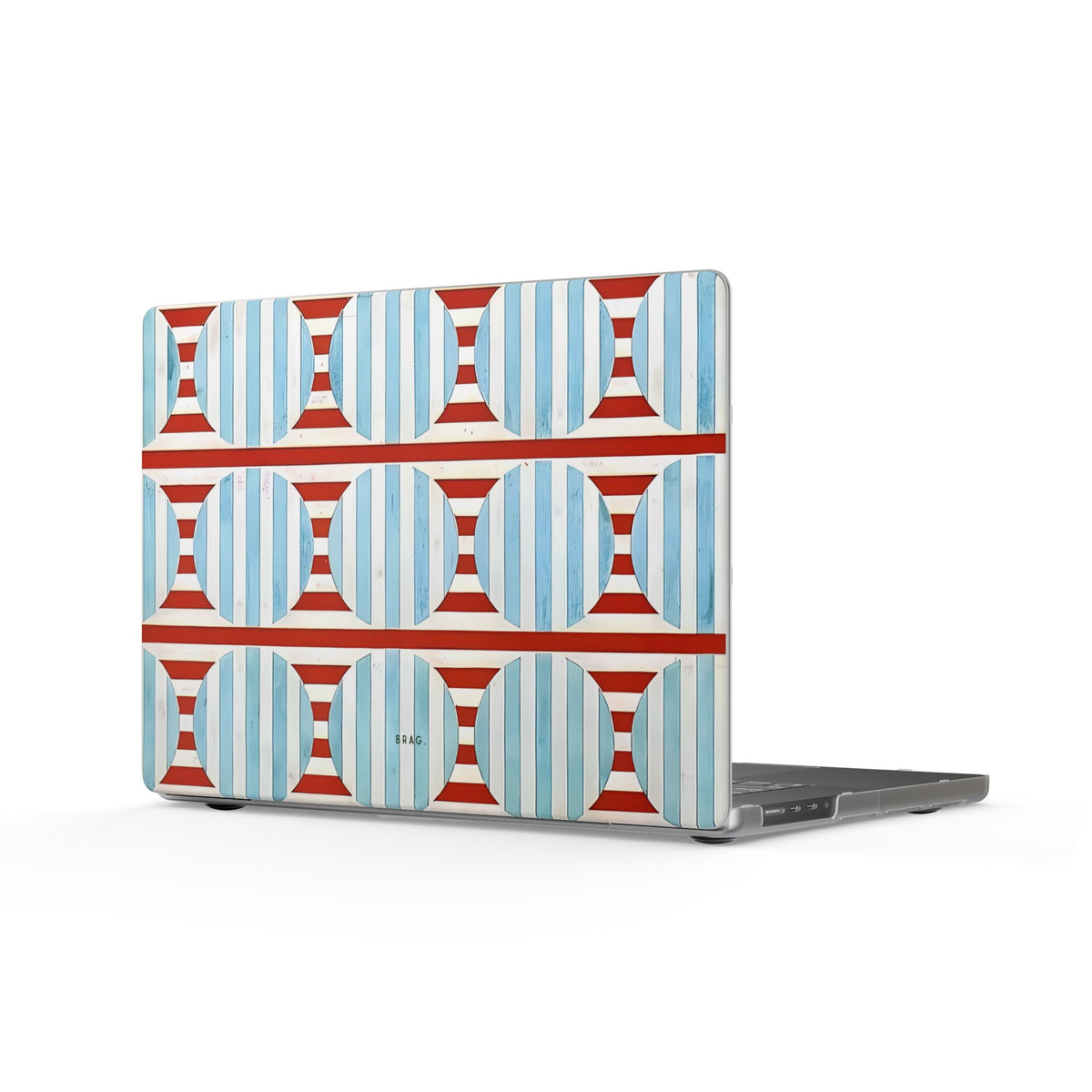 Riviera Stripe Matte MacBook Case — Slim Protective Laptop Cover