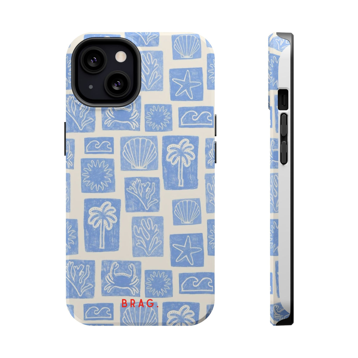 Azure Tiles Magnetic Impact-Resistant Phone Case