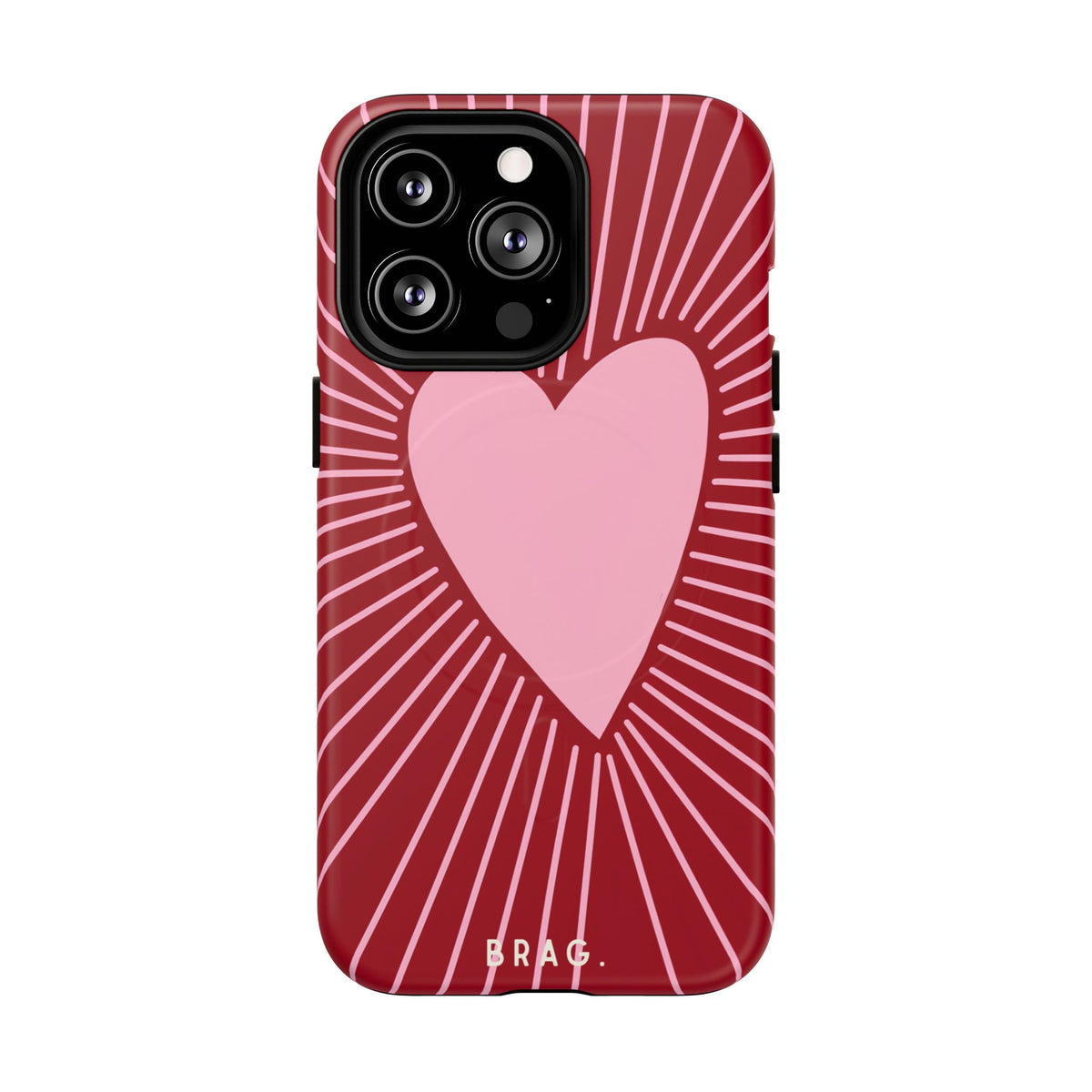 Heart Rush MagSafe Tough Phone Case — Magnetic Protective Cover