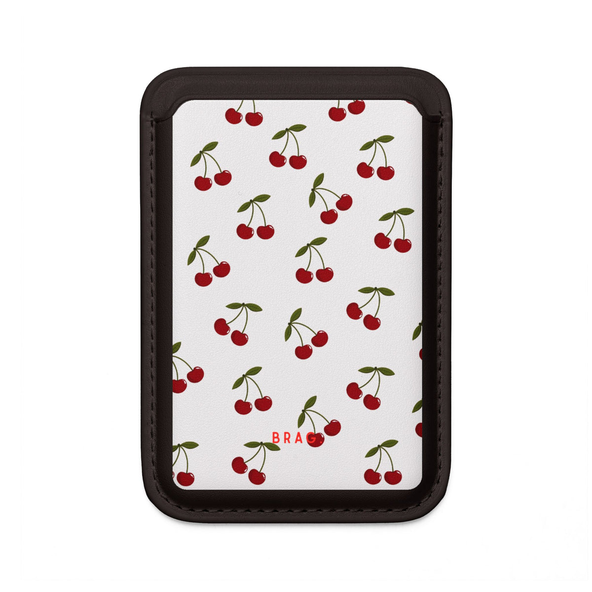 Cherry Pie MagSafe Vegan Wallet — Slim Phone Card Holder