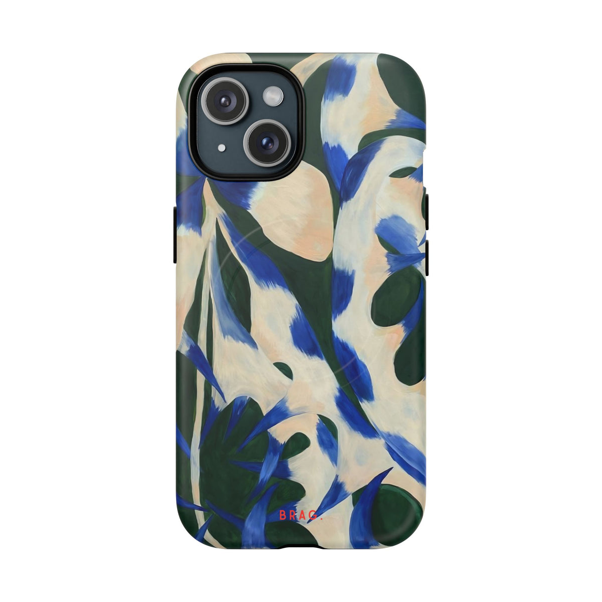 Blue Garden MagSafe Tough Phone Case — Magnetic Protective Cover