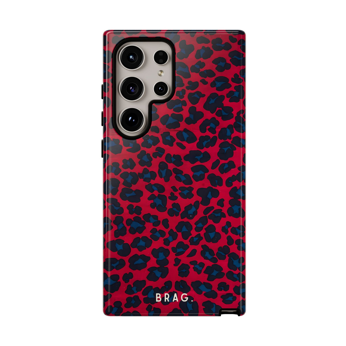 Red Flag Tough Phone Case – Shockproof Protective iPhone Cover