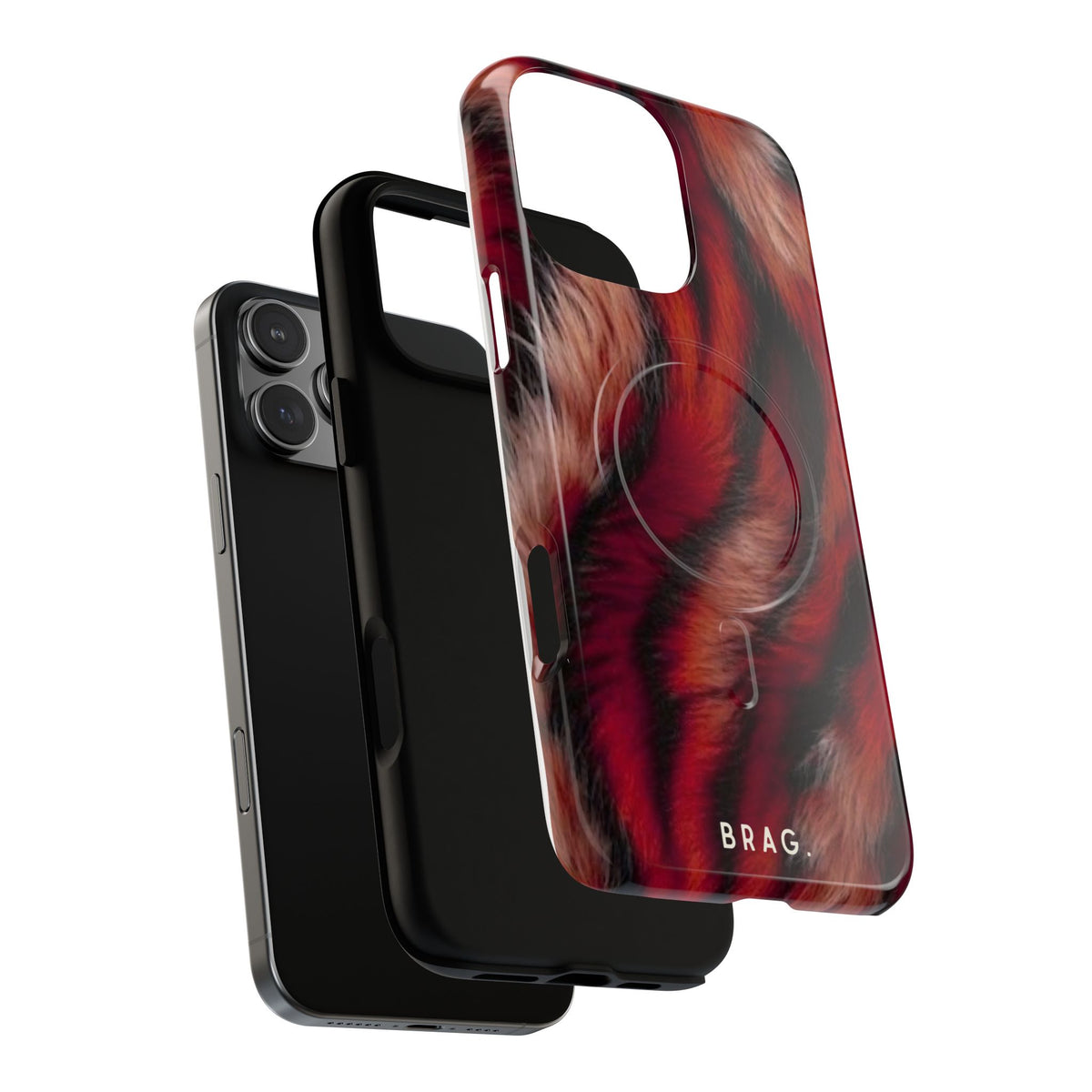Red Rush MagSafe Tough Phone Case — Magnetic Protective Cover