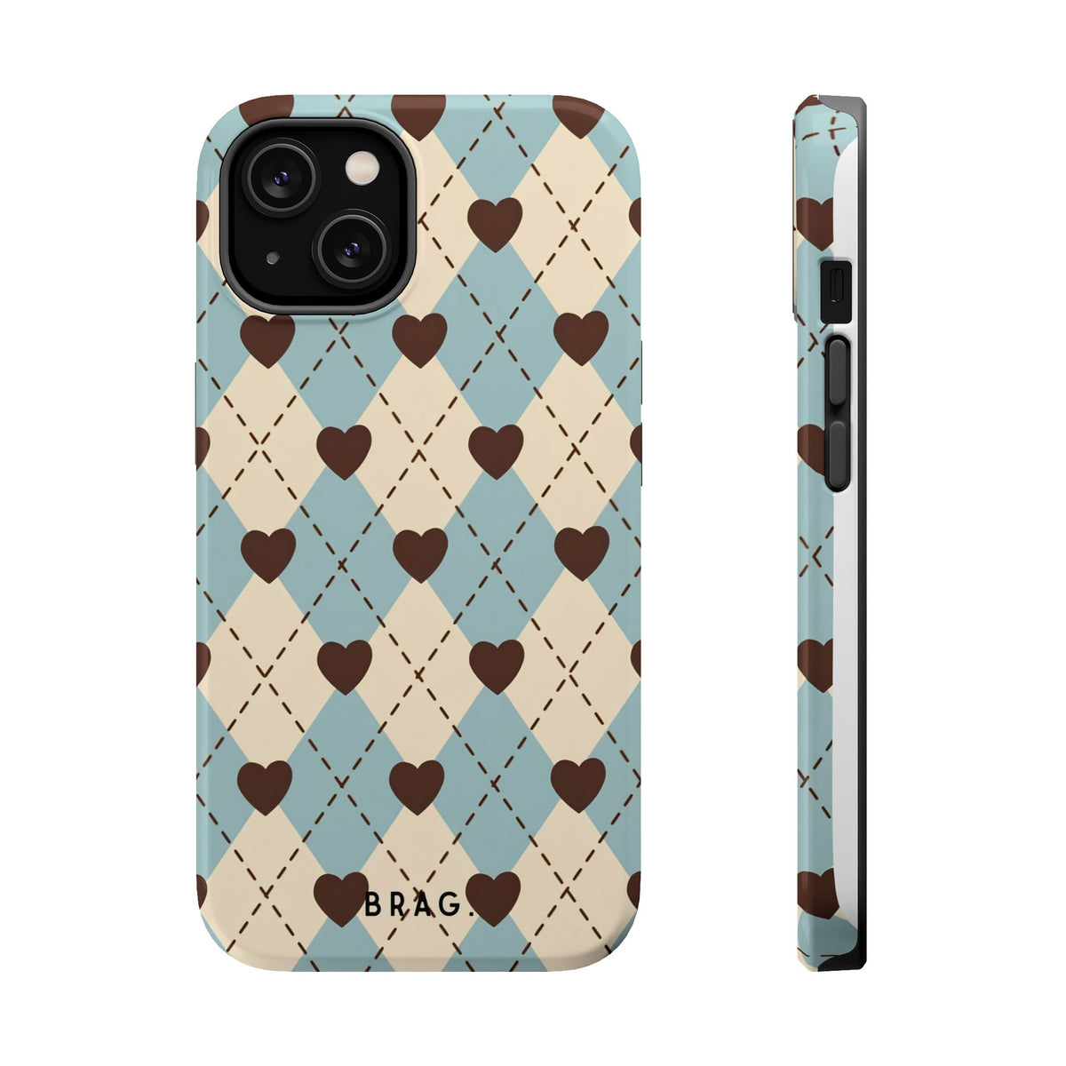 Sweetheart Plaid Magnetic Impact-Resistant Phone Case