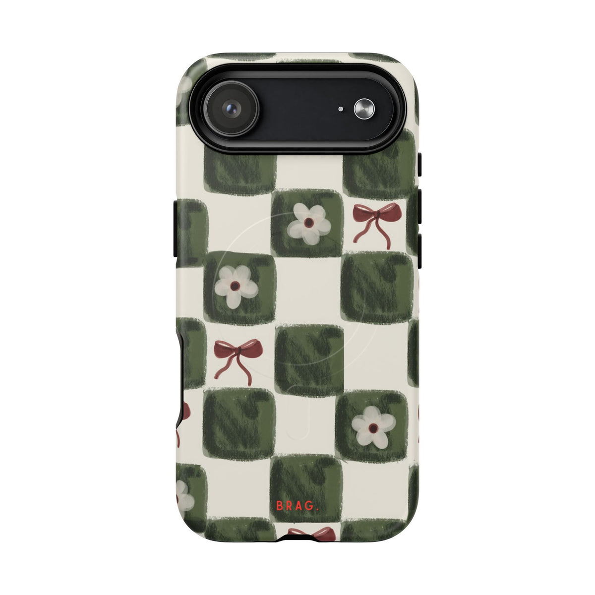 Garden Mosaic MagSafe Tough Phone Case — Magnetic Protective Cover