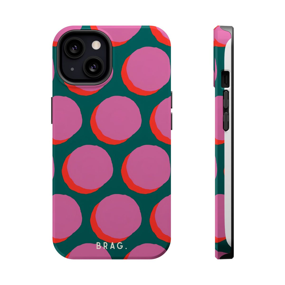 Pink Moon Magnetic Impact-Resistant Phone Case